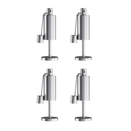 Pure Garden 10.5-Inch Table Torch Lamp 4-Pack - Fiberglass Wick Flame Light