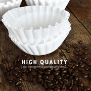 4 Cup White Basket Coffee Filters - 200-count