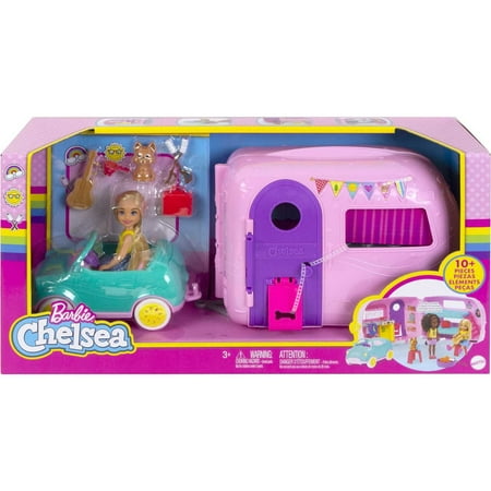Barbie - Club Chelsea Camper Playset - Pink