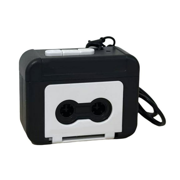 Clearance Now! Creative Mini Tape Recorder Keychain, Vintage Recorder Tape Keychain, Portable Keychain Pendant Decorative Tape Player, Fun Key Backpack Hanging Accessory Gifts for Friends X7S4