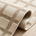 thumbnail image 1 of Rug Branch Maise Checkered Indoor Outdoor Area Rug, Beige Cream, Modern - Entryway, Hallway, Bathroom, and Kitchen, 1 of 7