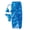 Blue, variant on 3 Pcs/Set Women Swimsuit Set Tie-dye Lace-up Halter Neck Color Matching Revealing High Waist Wireless Summer Beach Swimwear Bathing Suit Wading Sports Clothes