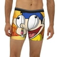 thumbnail image 2 of Lsque Sml Jeffy Pattern Men's Performance Stretch Underwear, Athletic Long Leg Briefs，Moisture-Wicking-Small, 2 of 6