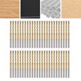 thumbnail image 1 of 50 piezas brocas de 1/8 ", Juego de Brocas de Cobalto Helicoidales de Acero de Alta Velocidad para Metal Endurecido Acero inoxidable Hierro Fundido Carpintería Plástico 1/8, 1 of 7