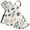 Abstract Pastel Floral Flower, variant on 5 Pcs Kitchen Set Heat Resistant Oven Mitts and Non-Slip Pot Holders with Adjustable Cooking Apron Cute Beaver and Mushroom