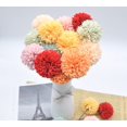 thumbnail image 5 of MINKUROW Artificial Flowers Chrysanthemum Ball Flowers 10pcs Bouquet Present for Important People Glorious Moral for Home Office Coffee House Deco Parties and Wedding(Orange), 5 of 7
