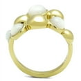 thumbnail image 3 of New Stainless Steel Gold IP Aurora Borealis Wrap Ring  Size 5, 3 of 4