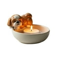 thumbnail image 2 of Cute Dog Candle Holder - Puppy-Themed Tea Light Ornaments - Pet Lover Gift for Birthday Decor, Bookshelf & Desk Decorations, 2 of 4