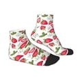 thumbnail image 3 of Bingfone Strawberry1 Design Patterned Men'S Women'S Casual Cotton Socks, 3 of 9