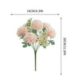 thumbnail image 2 of Tahtuvzn School Home Decor Simulation Artificial Flower 7 Bouquets of Table Tennis Chrysanthemum Outdoor Flowers for Indoor/Outdoor Hanging Flowerpot Decorations, 2 of 4