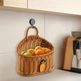 thumbnail image 3 of Home Textile Storage Hanging Woven Wall Storage Shelf for Organizing Home and Functional Decorative Wall Hanging Handheld Design Lightweight and Versatile, 3 of 4