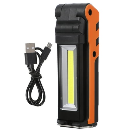 

Mizh COB LED Flashlight Portable Lamp Torch Rechargeable Work Light for Emergency Use