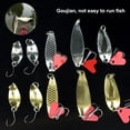 thumbnail image 3 of Opolski Pack Of 10/Box Lightweight Fishing Lures 3 Hooks Metal Sharp Simulation Sequins Baits Kit for Outdoor, 3 of 7