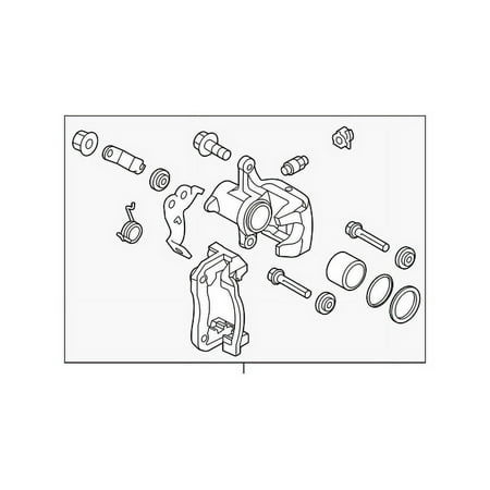 Genuine OE Kia Caliper - 58311-K0A00