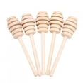 thumbnail image 1 of M Buder Set De 24 Palitos Dispensadores De Miel De Madera Natural Agitador Cuchara Y Utensilios De Cocina Premium Para Servir Jarabe, Caramelo Y Mermelada - 10.5 cm / 4.13 in, 1 of 9