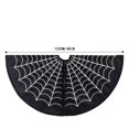 thumbnail image 2 of Halloween Tree Skirt Decoration White Spiderweb Tree Apron Festive Atmosphere Tree Matching Decoration, 2 of 2