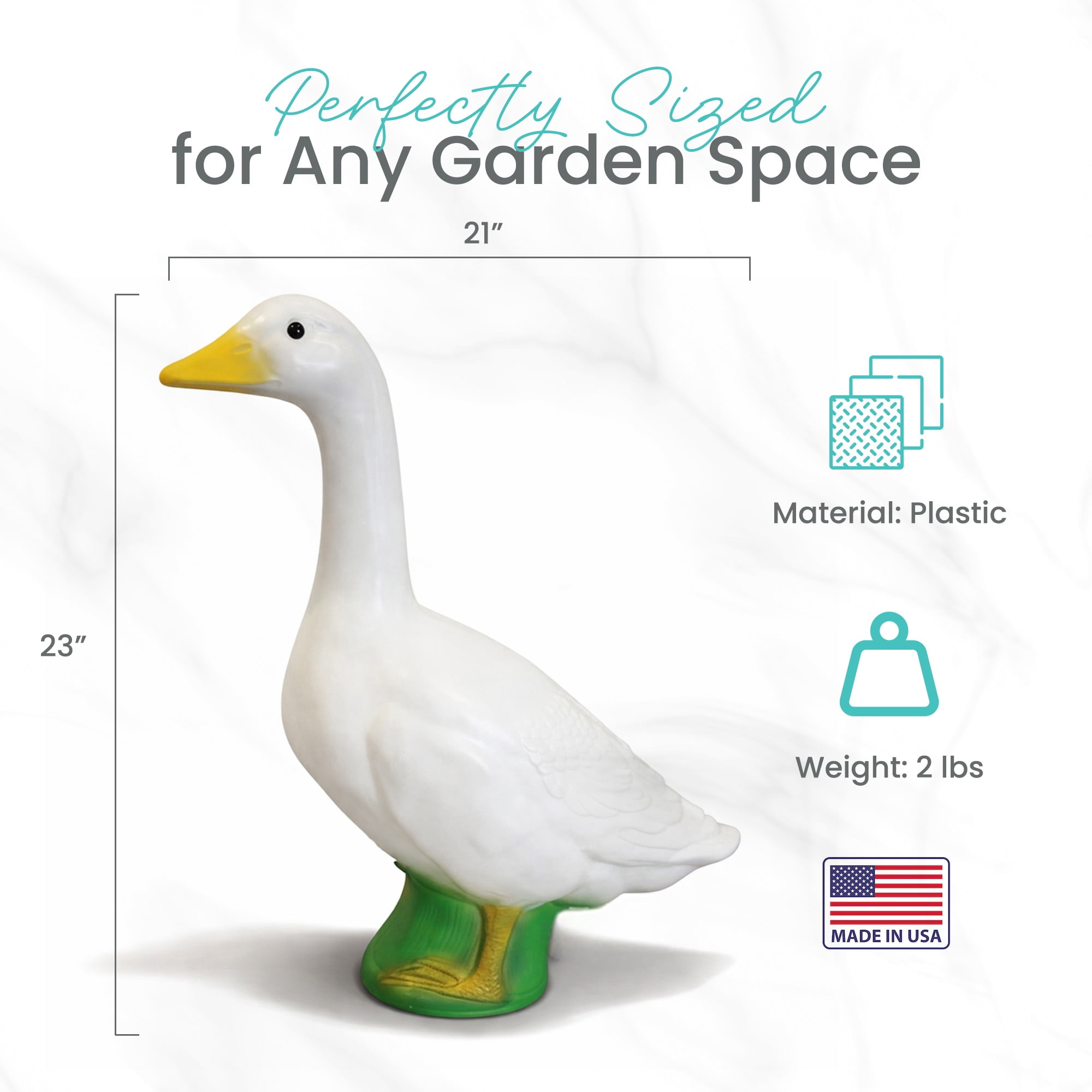 Union Products Wild Goose Outdoor Lawn and Garden Statue, 23" Tall Figurine