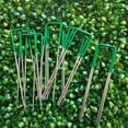 thumbnail image 7 of SPRING PARK 50Pcs/Set Garden Stakes Galvanized Landscape U Type Turf for Artificial Grass Rust Proof Sod Pins Stakes for Securing Fences Weed Barrier, 7 of 7