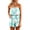 Mint Green, variant on Jumpsuits for Women, Elegant Bandeau Rompers Sleeveless Floral Print Overalls High Waist Playsuits Shorts One Piece for Beach Coverups Holiday
