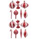 thumbnail image 1 of 14 adornos navideños colgantes, bolas de bastón de caramelo de menta, divertida decoración navideña para árbol de Navidad, festivales, manualidades, suministros para fiestas, recuerdos., 1 of 8