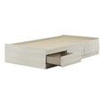 thumbnail image 2 of South Shore Londen Twin Mates Bed with 3 Drawers, in Winter Oak, 2 of 12