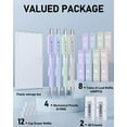 thumbnail image 7 of Four Candies Cute Mechanical Pencil Set with Case, 4PCS 0.7mm Pastel Fast Click Aesthetic Mechanical Pencils with 480PCS HB Lead Refills, 2 Erasers, 12 Eraser Refills Supplies for Writing, 7 of 7