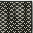 thumbnail image 5 of Safavieh Courtyard Black Indoor Outdoor Rug - Square 5'3", 5 of 5