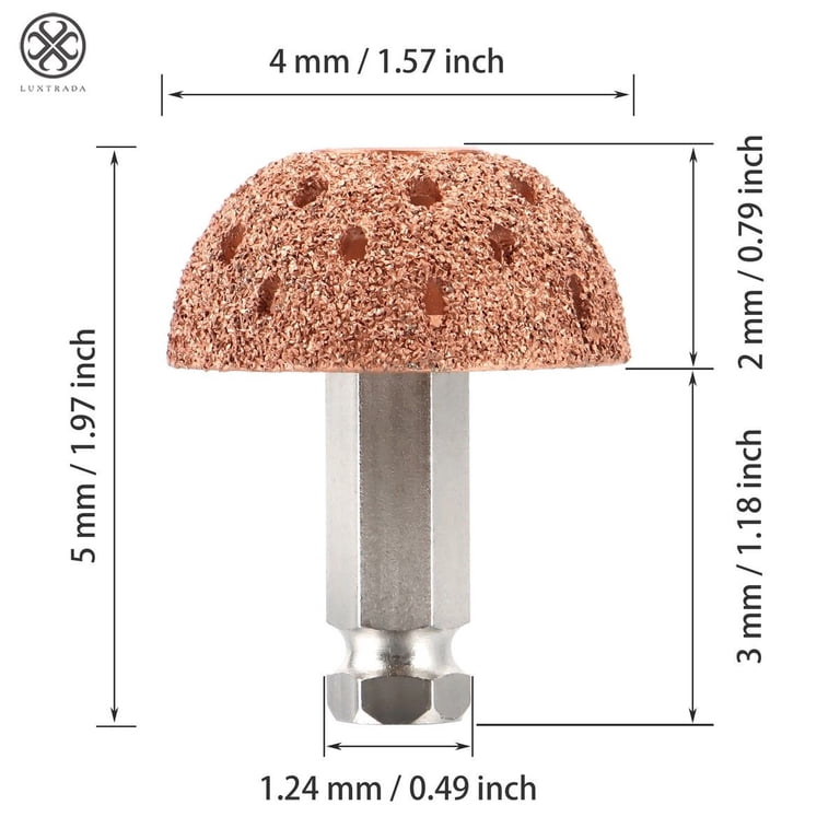 38mm Tire Buffing Rasp Ball – Hand Tool For Tyre Repair & Grinding Head