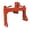 Orange, variant on 3 Point Quick Hitch Category 1 Tractor, 3000LBS Lift Capacity, 2" Receiver, No Bushing Required, 5 Level Adjust