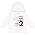 thumbnail image 2 of Inktastic Somebunny is Two-second Birthday Bunny Toddler Hoodie, 2 of 4