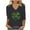 XNQR3-Black, variant on Meichang St Patricks Day Shirts for Women V Neck 3/4 Length Sleeve Women Tops Shamrock Graphic Tees Crew Neck Casual Irish Tops