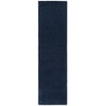 thumbnail image 3 of SAFAVIEH Lavena Solid Plush Shag Runner Rug, Navy, 2'3" x 8', 3 of 8