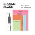 thumbnail image 3 of 1pc Vintage Nautical-Style Starfish & Shell Plush Blanket - Comfortable Lightweight Polyester Blanket In Blue & Cyan Color With Coral Reef Pattern, Hypoallergenic, Machine Washable, 3 of 11
