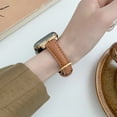 thumbnail image 5 of TECH CIRCLE for Apple Watch PU Leather Band 42mm 44mm 45mm 49mm, Dressy Chic iWatch Strap for iWatch Series 9 8 7 6 5 4 3 2 1 SE Ultra 2 1 for Women,Brown, 5 of 5