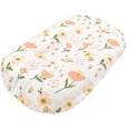thumbnail image 3 of PEACNNG Bassinet Sheet Set 2 Pack Fitted Bassinet Sheets for Baby Boy  Universal Microfiber Soft Cradle Sheets for Oval Rectangle and Hourglass Bassinet Mattress, 3 of 4