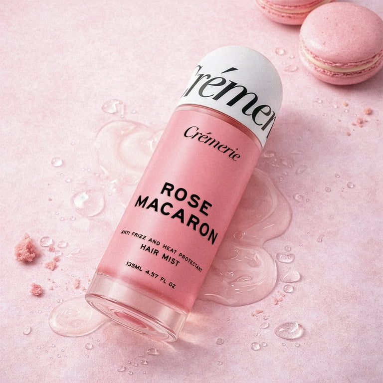 Crèmerie Rose Macaron Anti-Frizz & Heat Protectant Hair Mist
