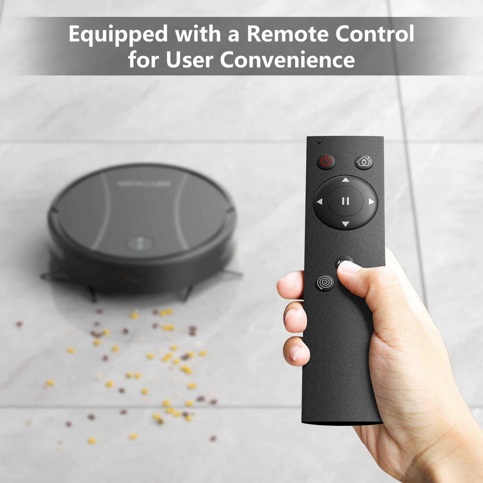 Prettycare C2 3 in 1 Robot Vacuum Mop and Sweep Combo Cleaner, Black-v2 Prettycare C2 3 in 1 Robot Vacuum Mop and Sweep Combo Cleaner, Black-v2 - Image 7