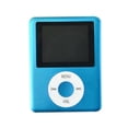 thumbnail image 1 of Reproductor de video HD Reproductor de música MP4 de 1.8 pulgadas Radio FM Lector de libros con auriculares con pantalla de letras, Azul Guardurnaity EL003555-03, 1 of 2