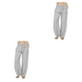 thumbnail image 1 of Pantalones de poliéster para mujer Qarigey 2piezas Gris M, 1 of 6