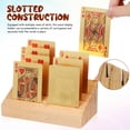 thumbnail image 3 of 1 Set Playing Card Holder for Tabletop Gaming Accessories Non Slip Grip Wooden Design, 3 of 9