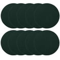 thumbnail image 1 of Furnish My Place Modern Indoor/Outdoor Commercial Solid Dark Green Rug, Modern Area Rug, Baby Nursery Mat, Pet-Friendly Carpet for Living Room, Playroom, Made in USA, 3' Round - Set of 10, 1 of 6