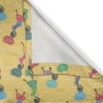 thumbnail image 4 of Ambesonne Africa Window Valance, Native Woman Carrying Water, 54" X 18", Multicolor, 4 of 5