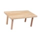 thumbnail image 4 of de pie con estante de madera, de madera para animales pequeños, jaula de juguetes, accesorios, de pie para loro y hám M, 4 of 9