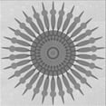 thumbnail image 1 of Ahgly Company Machine Washable Indoor Square Transitional Gray Area Rugs, 7' Square, 1 of 7