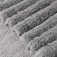 thumbnail image 4 of DweIke Shaggy Throw Blanket with Sherpa Warm Underside,Super Soft Cozy Large Plush Fuzzy Blanket,60"x80",Dark Gray, 4 of 7