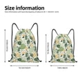 thumbnail image 2 of Wukai Hawaiian Style Drawstring Backpack Bag Sport Gym Sackpack Large Size String Backpack Cinch for Women Men-Small, 2 of 6