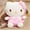 40cm, variant on 60CM Giant Sanrio Kawaii Hello Kitty Plush Toy Pillow Pink Dress Stuffed Doll Cat Cute Anime Toy for Children Girl Birthday Gift 50cm Pink Hello Kitty