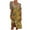 Yellow dresses for women 2023, variant on Wycnly Dresses for Women Vintage Beach Boho Loose High Waist Tunic Midi Sundress V-Neck Short Sleeve Floral Print Summer Knee-Length Formal Dress Blue XL