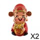 thumbnail image 1 of Figura de escritorio,Estatuilla del Dios de de dibujos animados Regalo de Feng Shui,Estatua linda del Dios de la riqueza Decoración del hogar,Mini adorno de escritorio Coche Oficina, 1 of 10