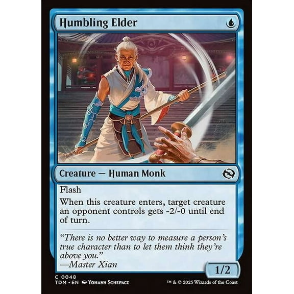 MtG Tarkir: Dragonstorm Common Humbling Elder #48